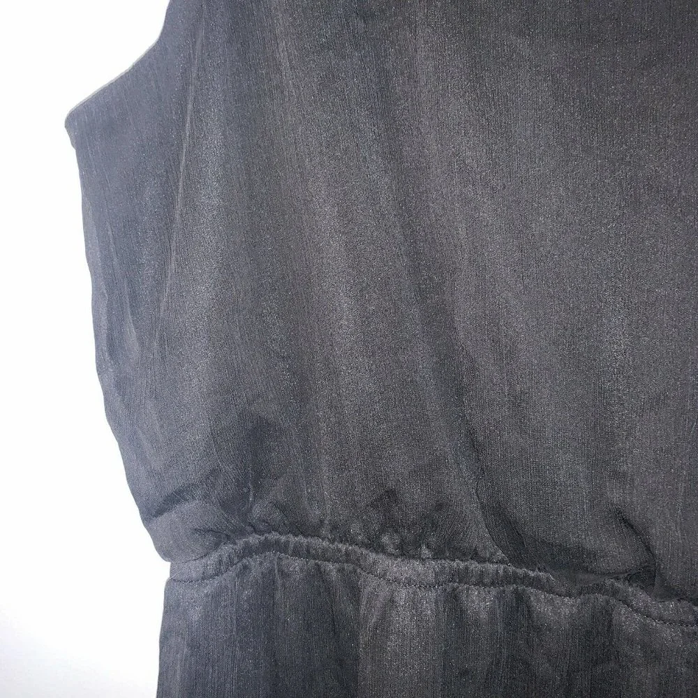 No Boundaries Womens Cocktail Dress Black Elastic Waist Lace Flow Back XXL - Picture 3 of 7